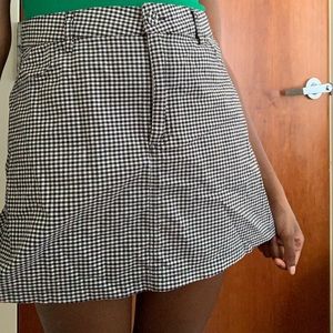 Gingham skirt